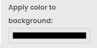 color to background